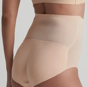 ByeBra - Culotte rembourrée push-up beige taille haute