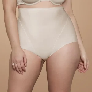 Janira - Culotte gainante taille haute Perfect Curves, couleur Dune