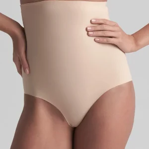 ByeBra - Culotte gainante sculptante taille haute beige (maintien fort)