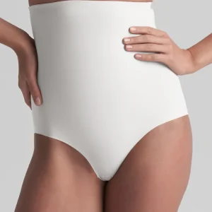 ByeBra - Culotte gainante sculptante (Maintien fort) Taille haute Ivoire