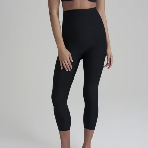 ByeBra - Gainant sculptant (Maintien fort) Capri sculptant taille haute noir