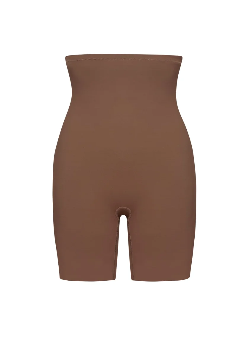 ByeBra - Gainant sculptant (Maintien fort) Shorty taille haute sculptant couleur cacao – Image 6