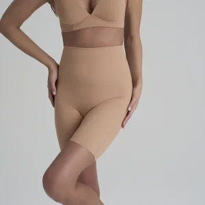 ByeBra - Gainant sculptant (Maintien fort) Shorty taille haute Honey