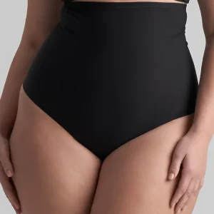 ByeBra - Lingerie sculptante (Maintien fort) String sculptant taille haute noir