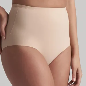 ByeBra - Culotte gainante sculptante taille mi-haute beige (maintien fort)