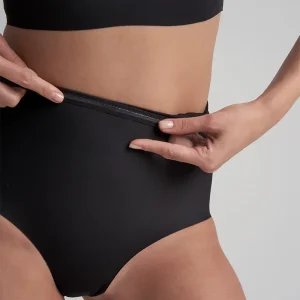 ByeBra - Culotte gainante sculptante taille mi-haute noire (maintien fort)