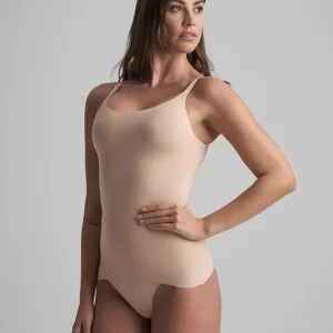 ByeBra - Débardeur sculptant beige (Maintien fort)