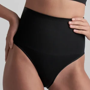 ByeBra - Culotte gainante sans coutures (maintien fort) taille haute noire