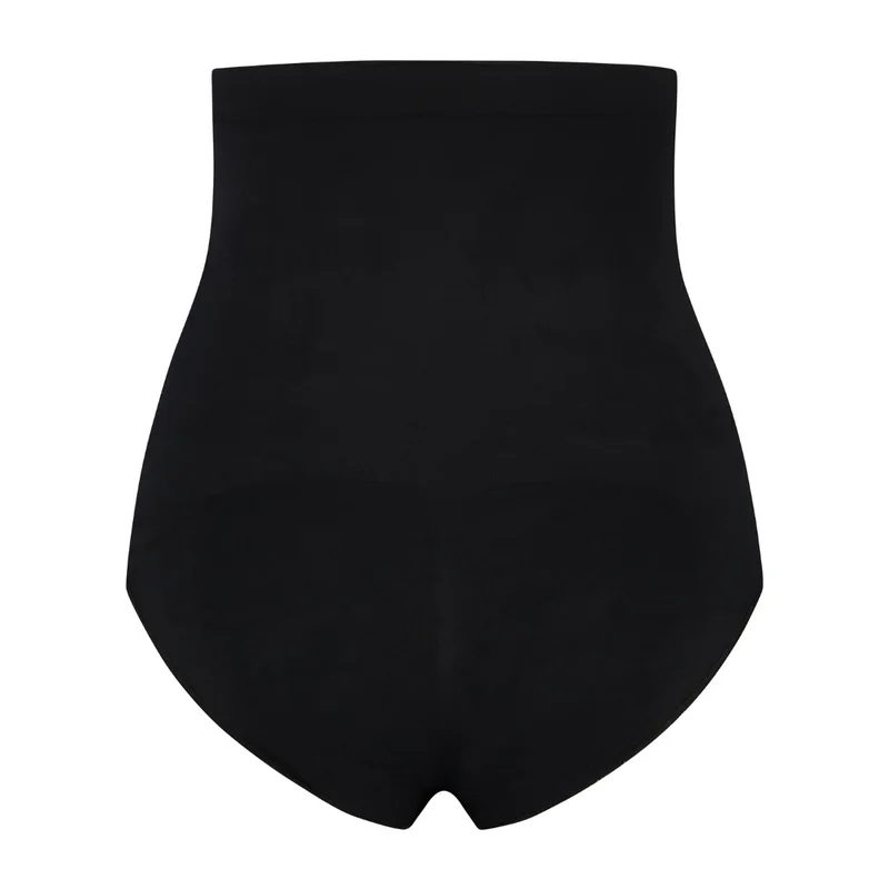 ByeBra - Culotte gainante sans coutures (maintien fort) taille haute noire, douce au toucher – Image 7