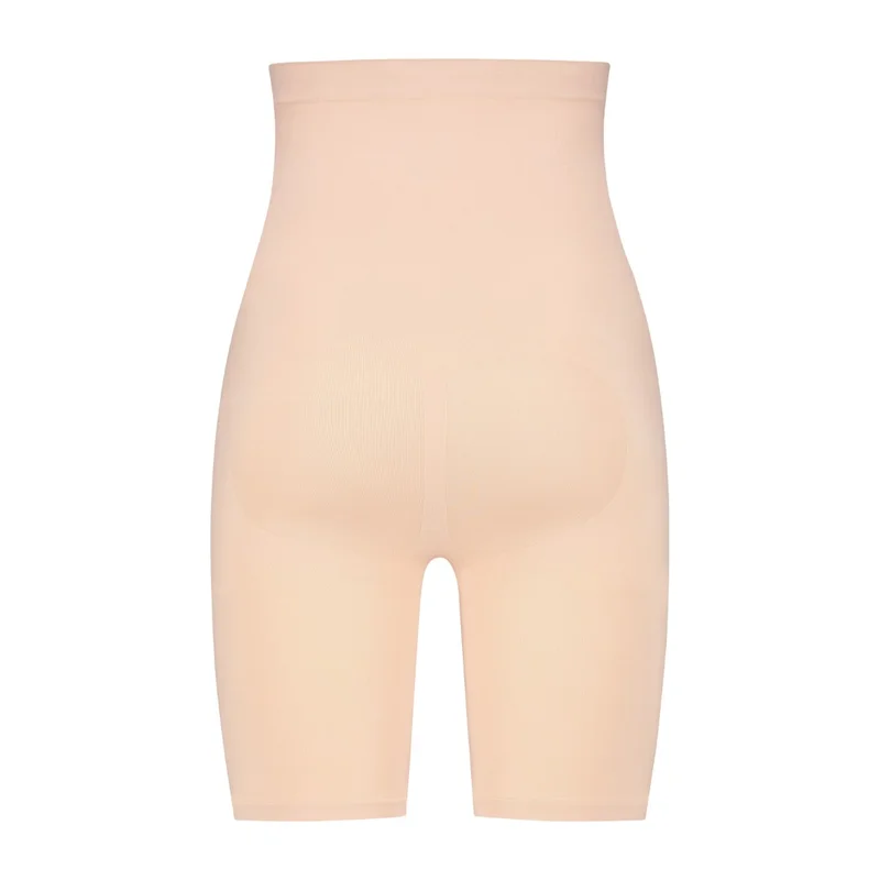 ByeBra - Gainant sans coutures (Maintien fort) Short beige taille haute au toucher doux – Image 7