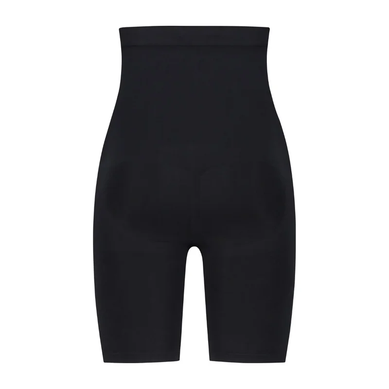 ByeBra - Gainant sans coutures (Maintien fort) Short taille haute noir doux au toucher – Image 7