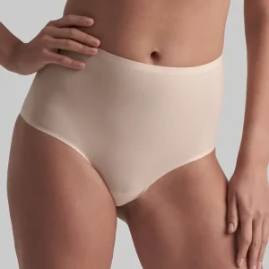ByeBra - Culotte taille haute extensible beige (taille unique)