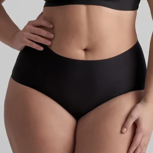 ByeBra - Culotte taille haute extensible noire (taille unique)