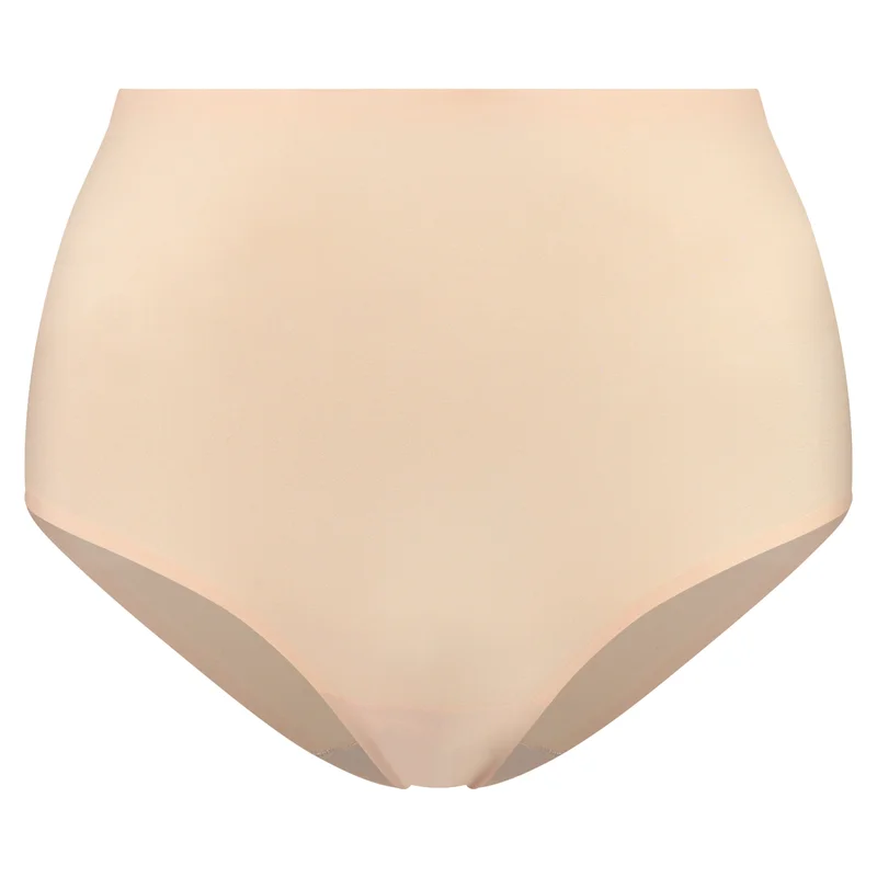 ByeBra - Culotte taille haute extensible beige (taille unique) – Image 5