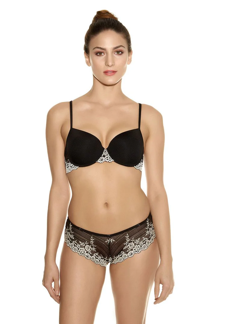 Wacoal - Embrasser Dentelle Tanga Noir – Image 3
