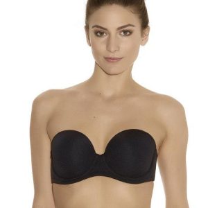 Wacoal - Soutien-gorge à armatures sans bretelles avec tapis rouge, noir