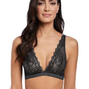 Wacoal - Bralette à la dentelle et au charbon