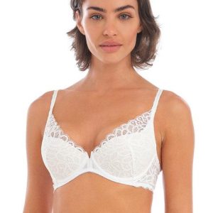 Wacoal - Soutien-gorge plongeant à armatures Raffine Blanc