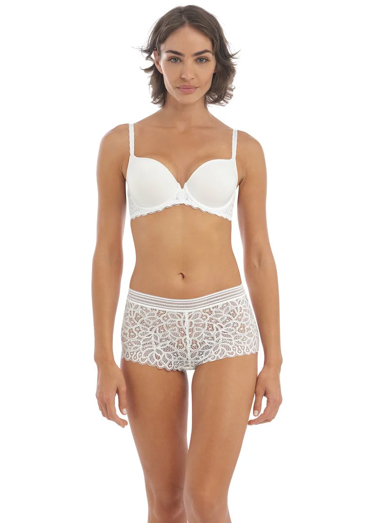 Wacoal - Soutien-gorge contour à armatures Raffine Blanc – Image 3