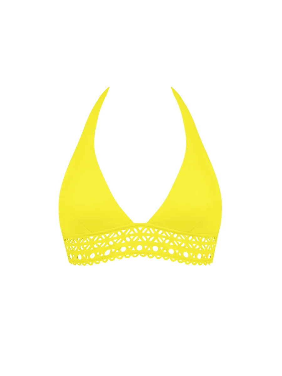 Maillots de bain Lise Charmel - Haut de bikini triangle Ajourage Couture Ajourage Jaune – Image 2