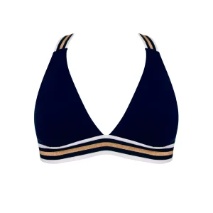 Lise Charmel Maillots de Bain - Energie Nautique N/W Haut de Bikini Triangle Dos Croisé Encre Nautique