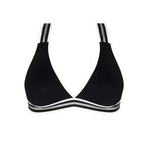 Maillots de bain Lise Charmel - Haut de bikini triangle Energie Nautique Noir Argent