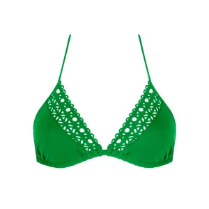 Maillots de bain Lise Charmel - Bikini triangle rembourré souple Ajourage Couture Ajourage Vert