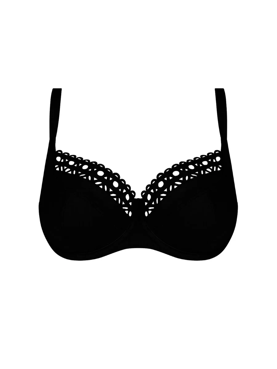 Lise Charmel Maillots De Bain - Haut De Bikini Balconnet Ajourage Couture Noir
