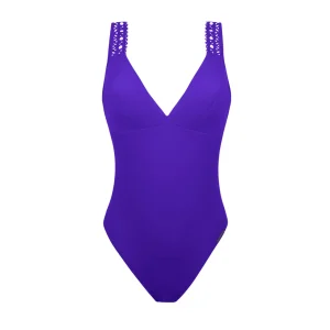 Maillots de bain Lise Charmel - Maillot de bain plongeant sans armatures Ajourage Couture Iris Couture