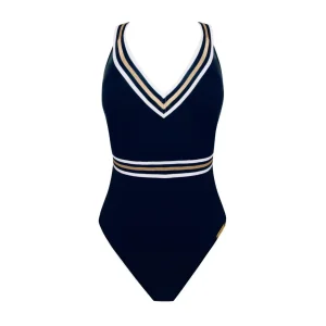 Lise Charmel Maillots de bain - Maillot de bain dos nu sans armatures Energie Nautique Encre Nautique