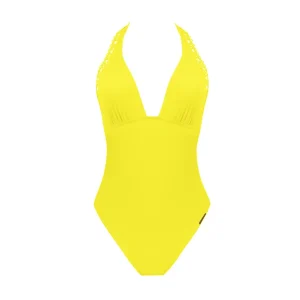 Maillots de bain Lise Charmel - Maillot de bain dos nu plongeant Ajourage Couture Ajourage Jaune