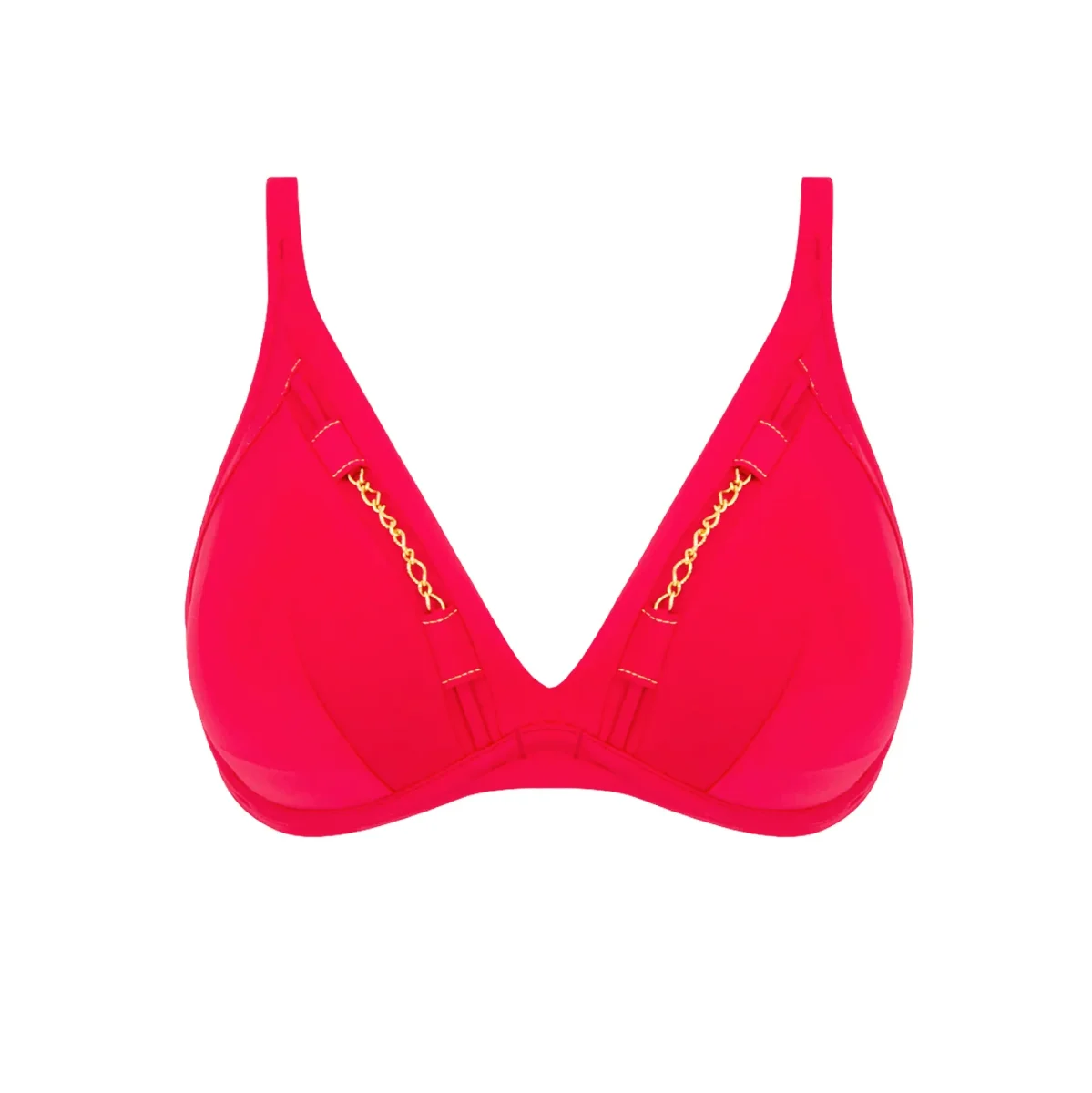 Lise Charmel Maillots De Bain - D'or Et De Chaines Triangle Contour Underwire Framboise Or – Image 2