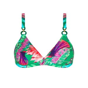 Maillots de bain Lise Charmel - Bikini triangle à armatures Paradis Sauvage Vert Sauvage