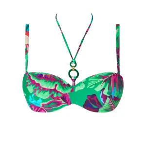 Maillots de bain Lise Charmel - Bustier court Paradis Sauvage Vert Sauvage