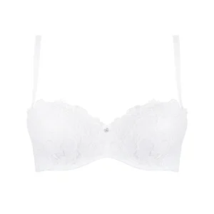Lise Charmel - Soutien-Gorge Bandeau Dressing Floral Blanc