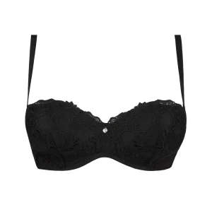 Lise Charmel - Soutien-gorge Bandeau Dressing Floral Noir