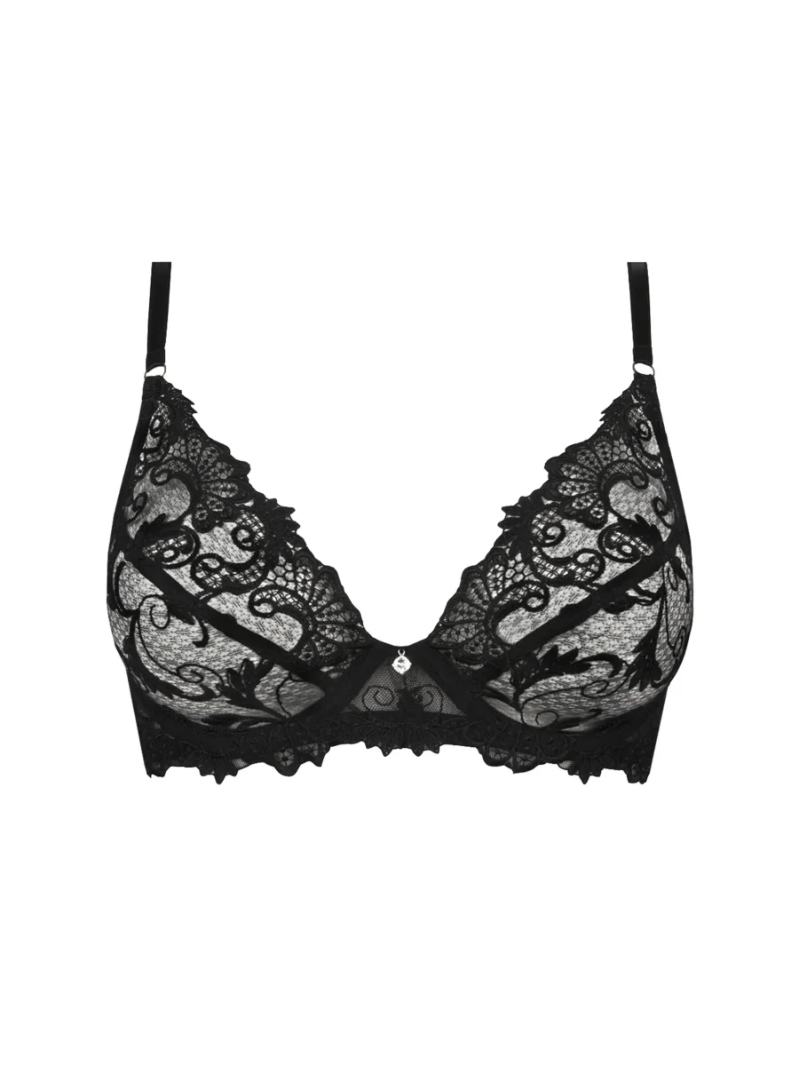 Lise Charmel - Soutien-Gorge 3/4 Bonnet Dressing Floral Noir – Image 2