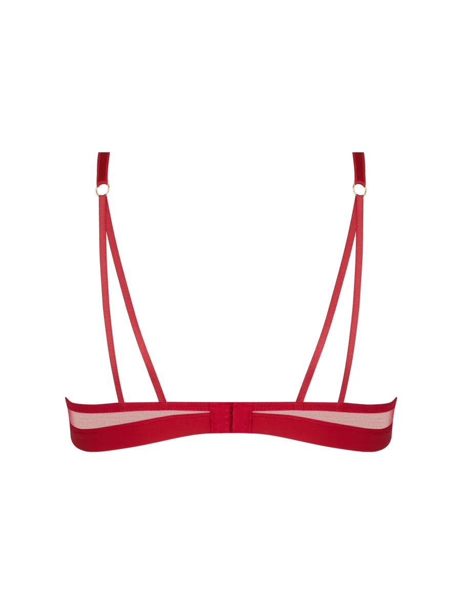Lise Charmel - Adorable soutien-gorge corbeille à coutures verticales sexy Rouge Effusion – Image 6