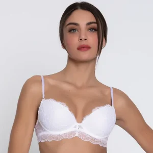 Lise Charmel - Soutien-Gorge Contour Sublime En Dentelle Blanc