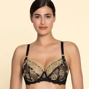Lise Charmel - Sublime En Or 3/4 Tasse Balconnet Noir Eclat