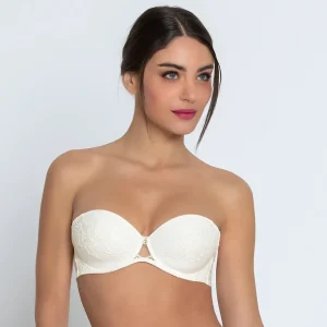Lise Charmel - Soutien-gorge bustier multiposition Bellissime Amour Écru Nacre