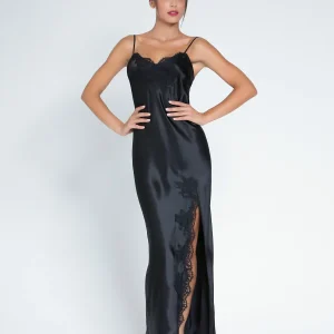 Lise Charmel - Splendeur Soie Nuisette Longue Noir