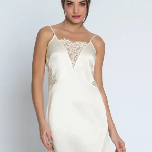 Lise Charmel - Robe De Nuit Sexy Bellissime Amour Ecru Nacre