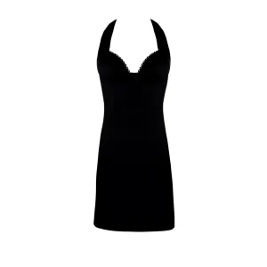 Maillots de bain Lise Charmel - Robe courte bandeau de plage Ajourage Couture Noir