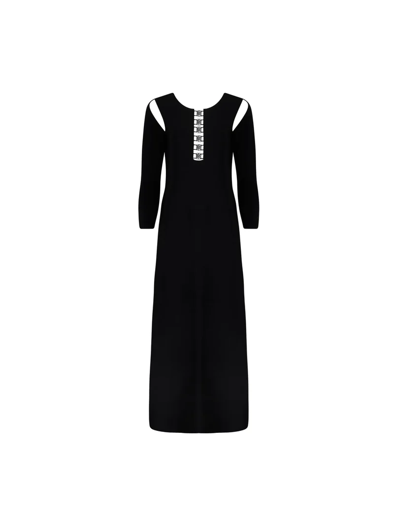 Maillots de bain Lise Charmel - Robe de plage longue Éclat d'argent Noir Argent