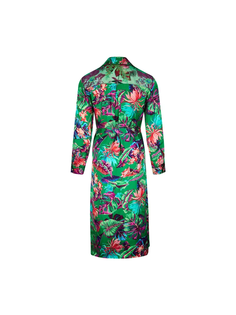 Maillot de bain Lise Charmel - Chemise longue Paradis Sauvage avec empiècement à sequins Vert Sauvage – Image 4