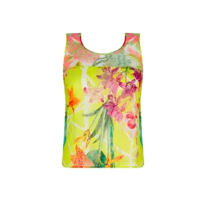 Lise Charmel Maillots De Bain - Débardeur Fleurs Splendeur Splendeur Lime