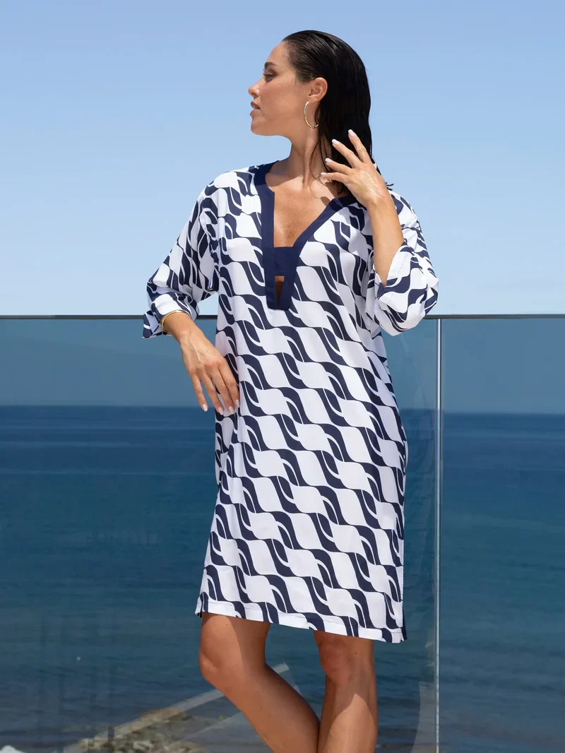 Maillots de bain Lise Charmel - Tunique Danse Des Vagues Danse Bleu – Image 3