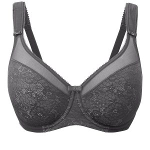 Berlei - Soutien-gorge lissant à armatures Beauty Lace Gris foncé