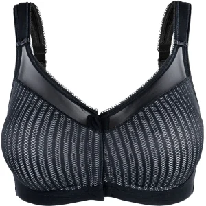 Berlei - Soutien-gorge attaché devant Beauty Stripe Noir/Gris